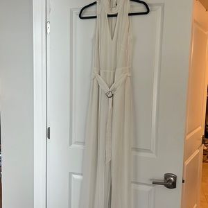 Never worn white jumpsuit